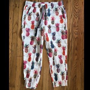 J crew seaside pineapple pants